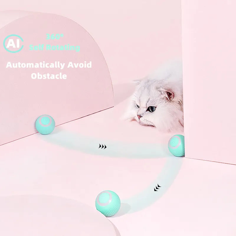 Automatic Rolling Smart Cat Toy